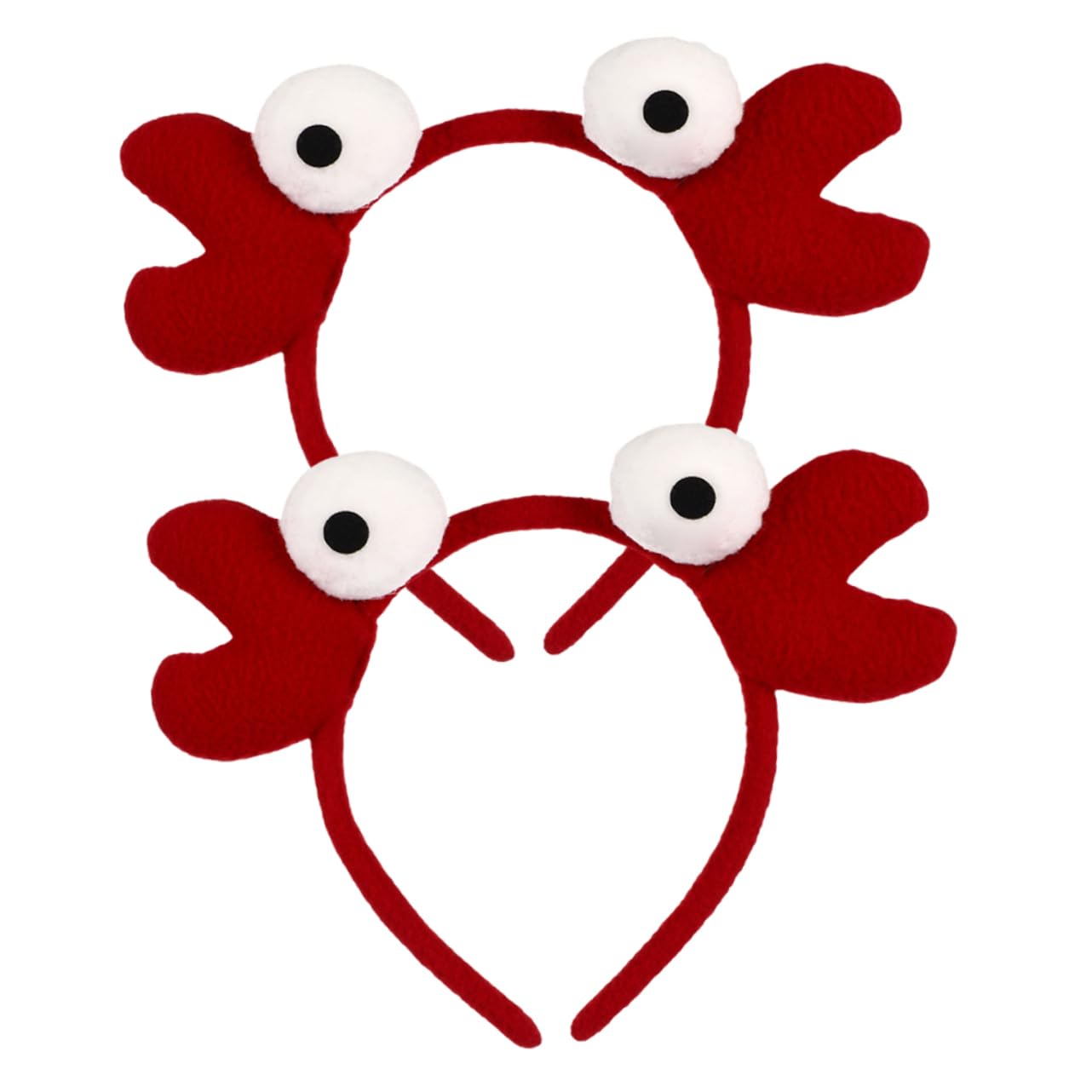 FOMIYES 6 Stck. Teiliges Rotes Krabben Stirnband für Frauen Leichtes Halloween Cosplay Kopfschmuck Universelle Bequemes Tragen für Kostüm und Partydekoration
