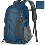 RAINSMORE Mochila Senderismo 40 Litros Mochila de ...: 【Impermeable y Durable】Hecho de ripstop de alta calidad y tejido de poliéster impermeable. Con sólo 1,1 libras, esta mochila senderismo ofrece resistencia y un rendimiento duradero con un peso mínimo. Cuenta con cremalleras SBS bidireccionales para m...