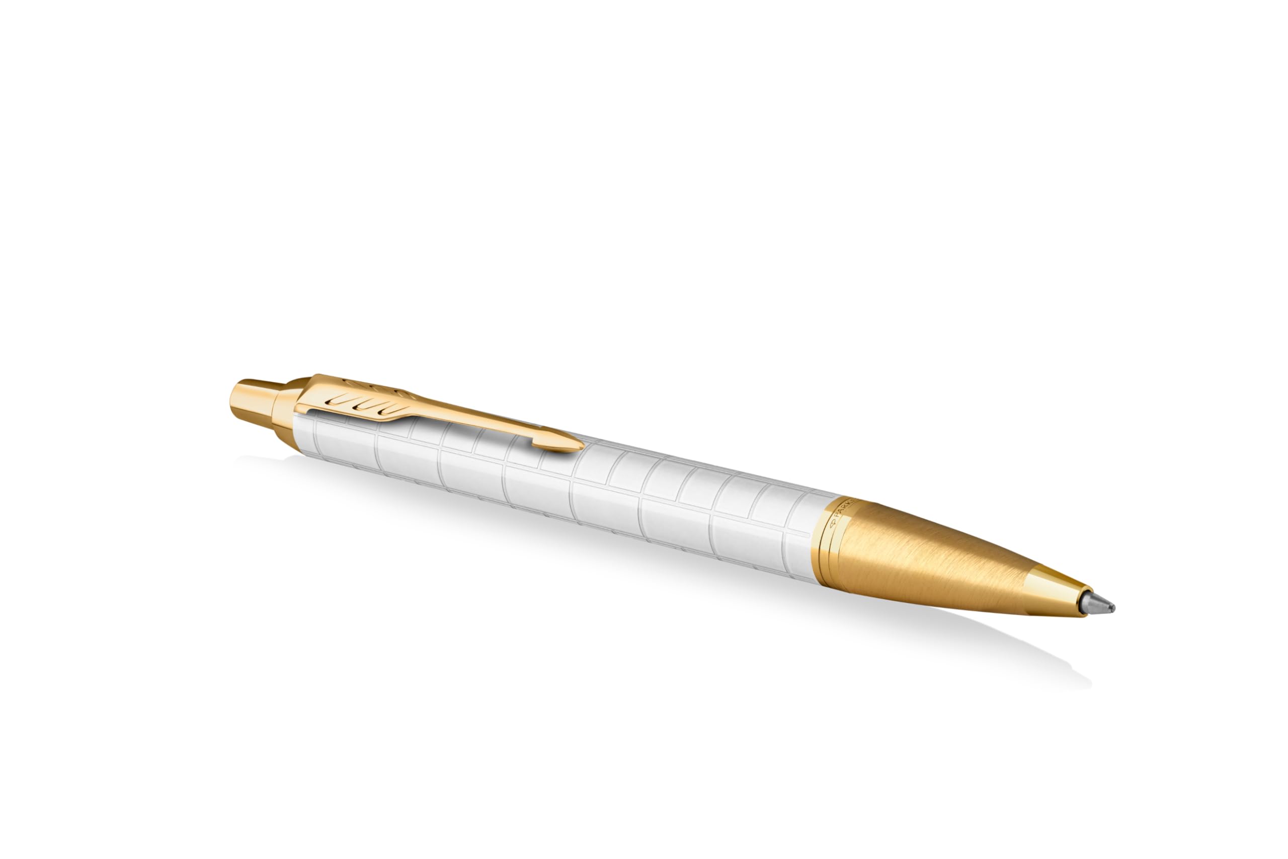 PARKER IM Pearl G.C Stylo plume et stylo à bille avec gravure de qualité supérieure Encre bleue Coffret cadeau Cadeau d'anniversaire