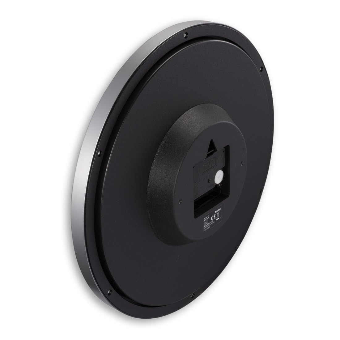 Hama Wandklok Mallorca Tikt Niet 30 Cm Zilver/Wit