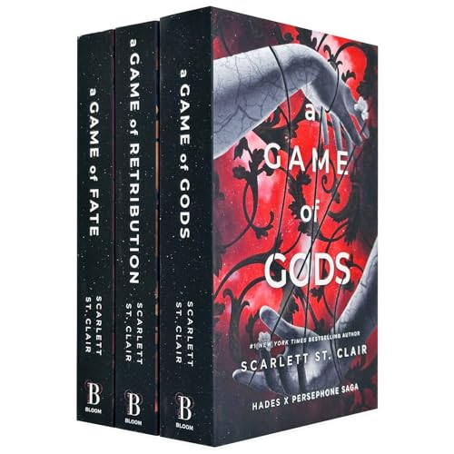 Hades x Persephone Saga 3 Books Collection Set By Scarlett St. Clair(A Game of Gods, A Game of Retribution & A Game of Fate)