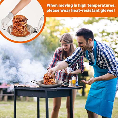 Vertical Skewer Al Pastor Skewer Stainless Steel Vertical Skewer With 3 Removable Size Spikes, 8, 10 And 12 Inch For Oven Shawarma Kebabs Bbq Dishes #TOP4