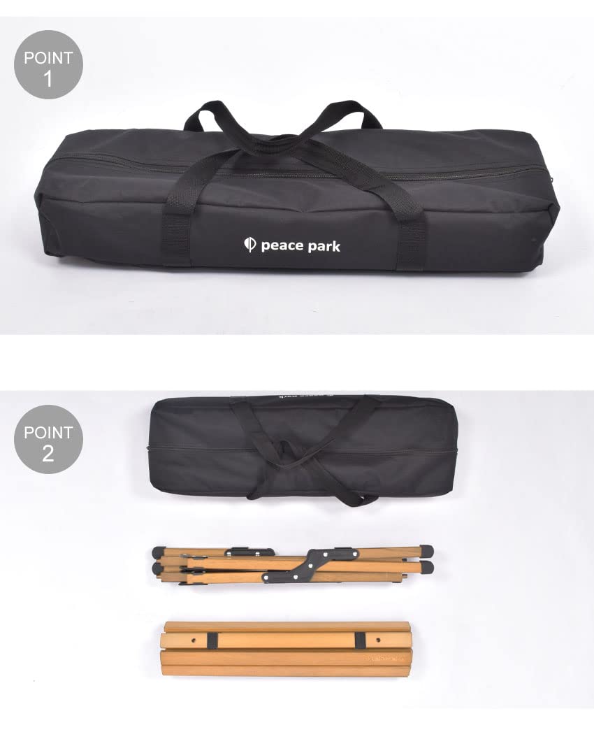 Amazon | フォールディング ウッドテーブルスモール アウトドア ピース