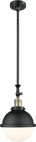 Miniatura 2 de Innovations 206-SN-HFS-82-SN Mini colgante de una luz de Franklin Restoration Collection