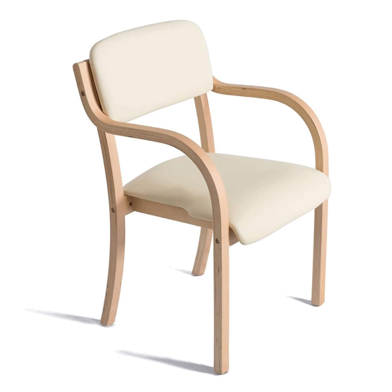 Chaise de salle à manger confortable bois massif pour éviter le mal de dos
