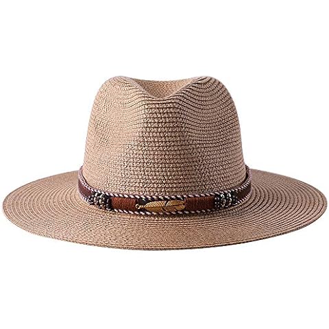 DRESHOW Sombrero de Panamá para Mujeres Cover
