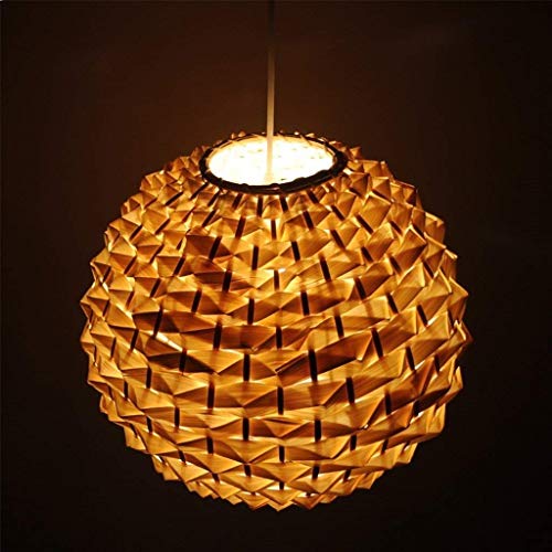 Lustre en bambou style chinois pour créer une ambiance zen au salon ou café