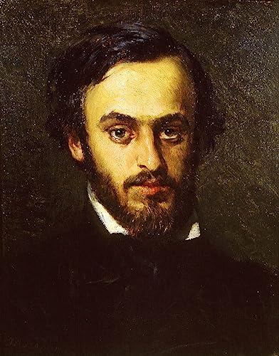 Affiche toile Domenico Morelli portrait Emilio Villari pour sublimer la déco d'un salon chic
