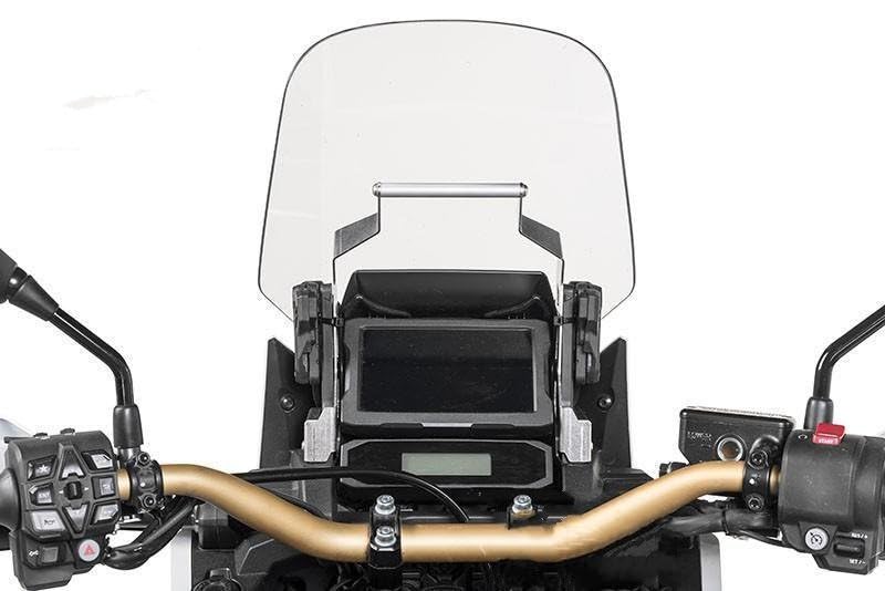 Support de navigation moto CRF1100L argenté en alliage robuste pour cockpit - 2