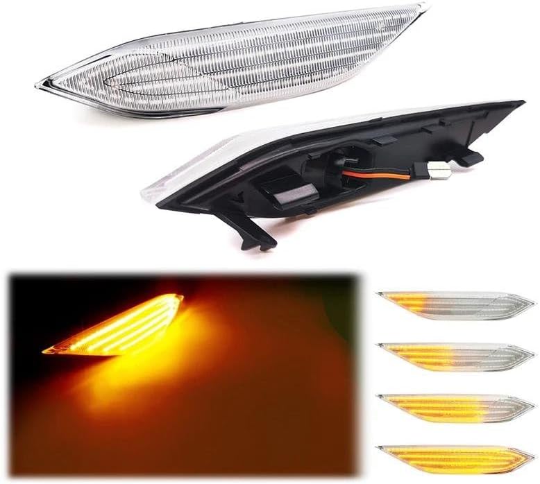 用 カイエン 958 92A 2010-2014 2x 車のフロントフェンダー ウィンカー