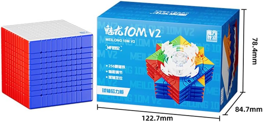 Moyu Meilong V2 10x10 Speed Cube Stickerless