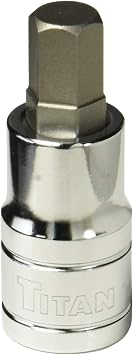 Titan 15611 1/2-Inch Drive x 11mm Hex Bit Socket