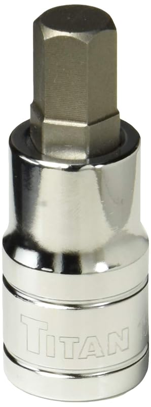 Soquete com Ponta Hexagonal Titan 15611, Acionamento de 12,7 mm e Ponta de 11 mm