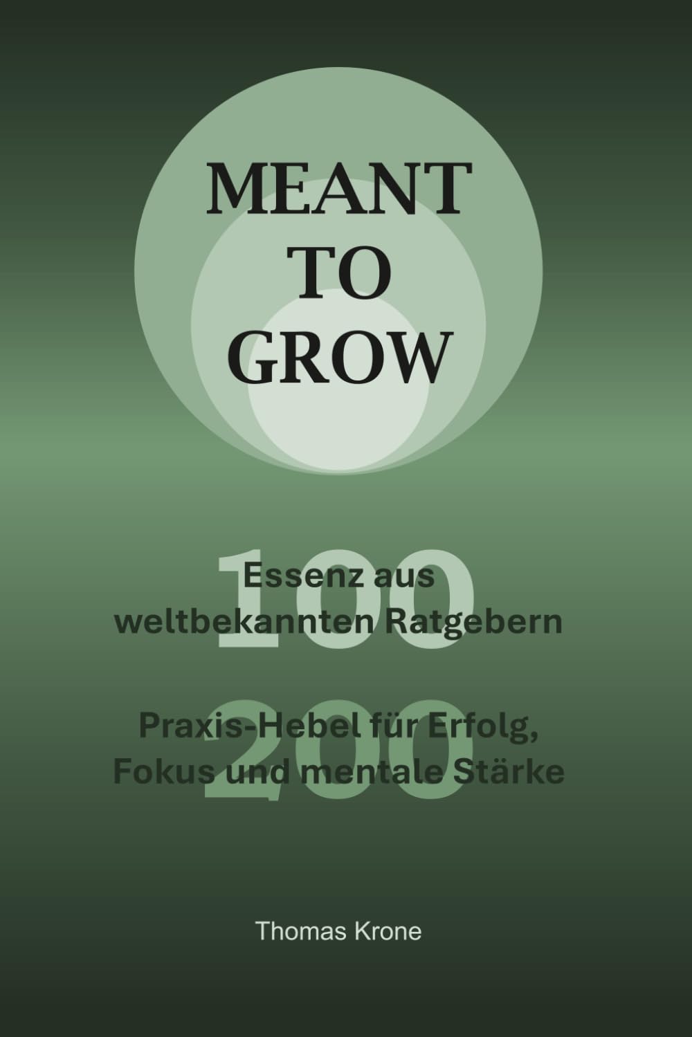 MEANT TO GROW: Eine Essenz aus 100 weltbekannten Bestsellern - 200 Praxis-Tipps für Erfolg, Fokus und mentale Stärke