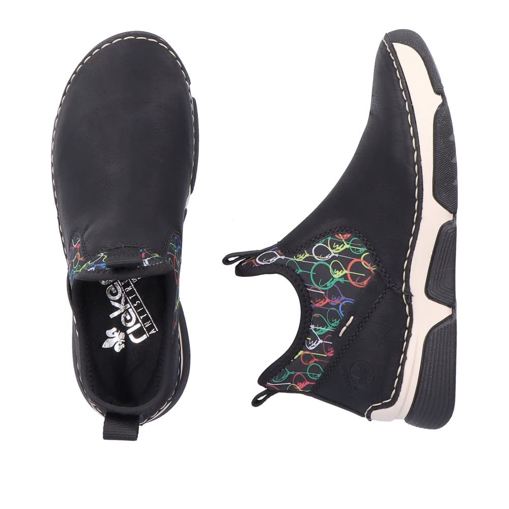 Rieker Damen Slip-On Sneaker 45957, Frauen Halbschuhe