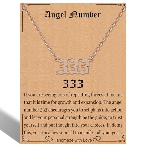 Collier chiffre d'ange pour femme, le ras du cou idéal au quotidien