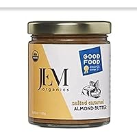 Vista 22 de JEM Organics Cashew Cardamom Sprouted Almond Nut Butter, Organic, All Natural,Gluten-Free, Vegan, Paleo, Keto Snack, 16 oz Jar, Single Pack