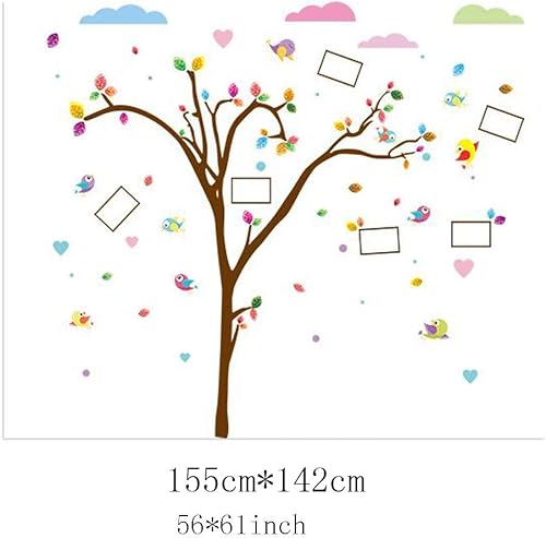 Miniatura 5 de Lo Mejor de mejor pareja amante flor Marco de fotos DIY pegatinas de calcomanía de pared PVC Murales papel pintado con el medio ambiente extraíble