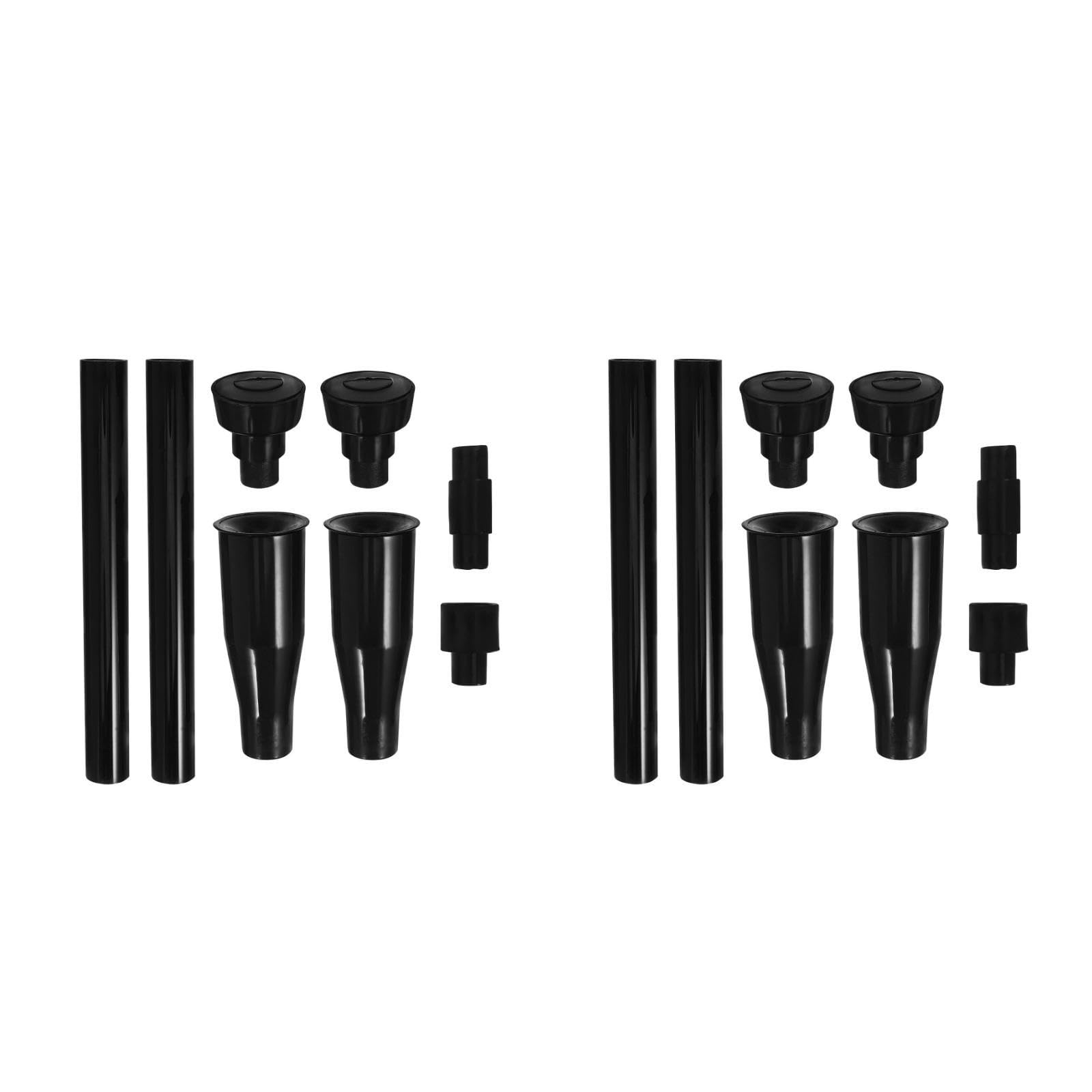 POPETPOP 2 Sätze Düsenset, Teichbrunnen-set für Teichpumpen, Kunststoff, Gartenbrunnenpumpe, Wasserfallkopfset, kleines Brunnendüsenkopf