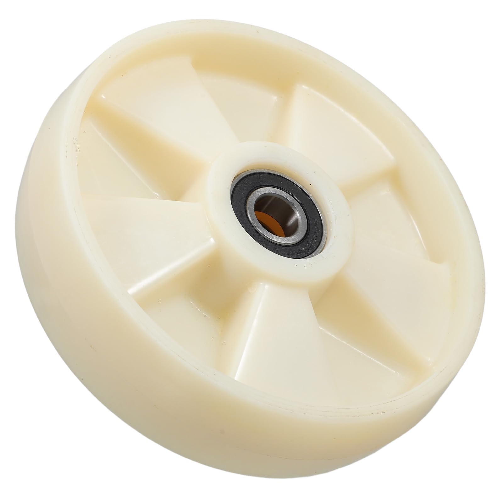 Hohopeti Ruote per Transpallet Ricambi per Transpallet Manuali con Cuscinetti a Sfera in Nylon Resistente 200x50 Mm Ruote Girevoli Silenziose per Carichi Pesanti in Magazzino e Logistica
