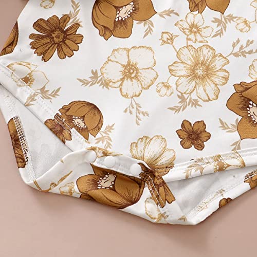 Patpat Newborn Infant Baby Girl Clothes Outfit Long Sleeve Romper Top Overall Dress Suspender Skirt Set For 9-12 Months #TOP4