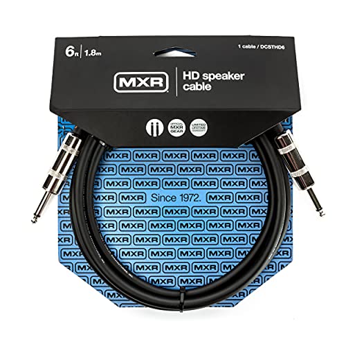 MXR Heavy Duty TS 1/4 Inch Speaker Cable 6 ft|1.8 m (DCSTHD6)