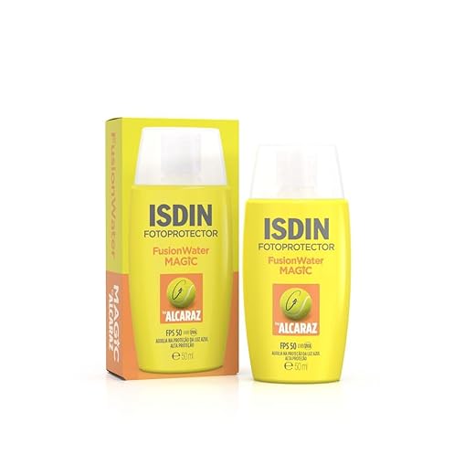 ISDIN Protetor Solar Facial Fusion Water Magic by Alcaraz FPS 50-50ml