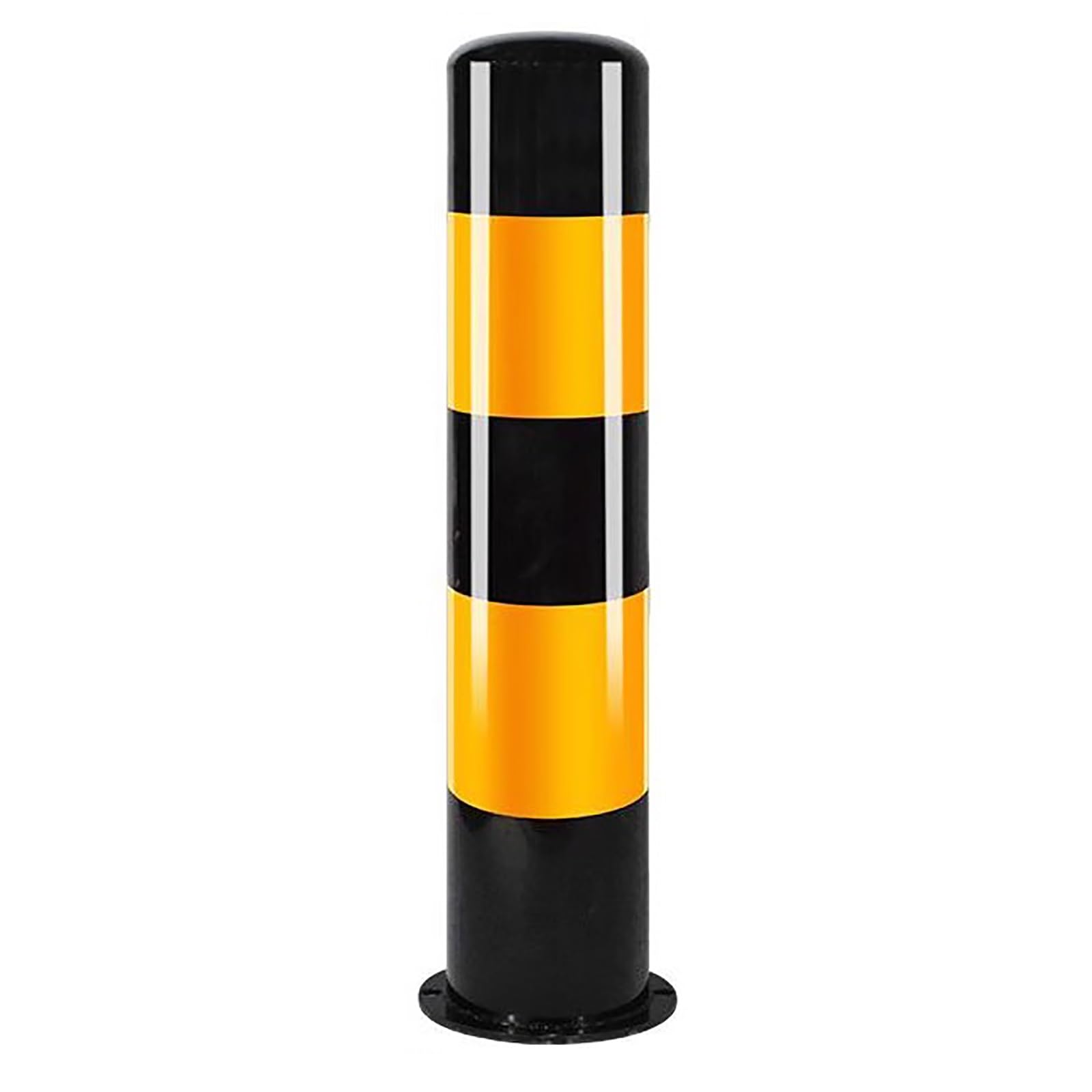 Hczkiujy Heavy Duty Safety Bollards For Traffic Control, Parking Lot Barriers, And Roadway Protection (1Pcs)