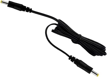 UpBright 6FT DC Extension Power Supply Cord Cable Compatible with Panasonic Palmcorder Camcorder K2GJYYC00001 K2GJ2DC00011 VDR-D105 VDR-D50P VDR-D100 VDR-D230 PV-DV51 PV-DV51D PVDV51 PVDV51D PV-DAC11A