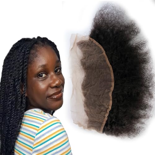 Kiss darling LASHES Raw Human Hair 13x4 Afro Kinky...
