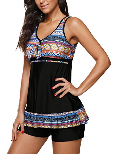 image for Zando Women Two Piece Swimwear Swimsuit Printed Swimming Suits Swimdre