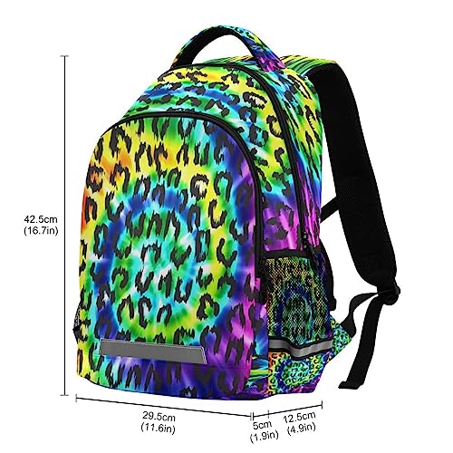 Sac à dos d'écolier motif léopard protégeant de la pluie - 3