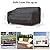 Heavy Duty Patio Sofa Cover Waterproof, Mrrihand 2-Seater Outdoor Sofa Loveseat Cover, Outdoor Patio Furniture Cover with Air Vent and Handles, 60" L×34" D×30" H, Black