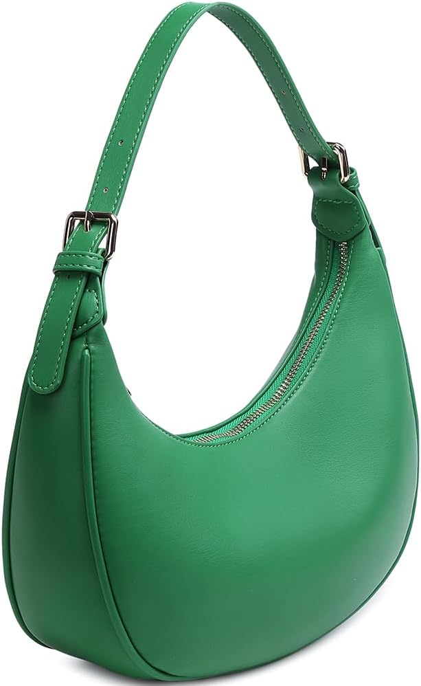 Fashion Small Crescent Underarm Shoulder Bag for Women Trendy Purse Hobo Handbags Clutch Crossbody Bag - Image 2