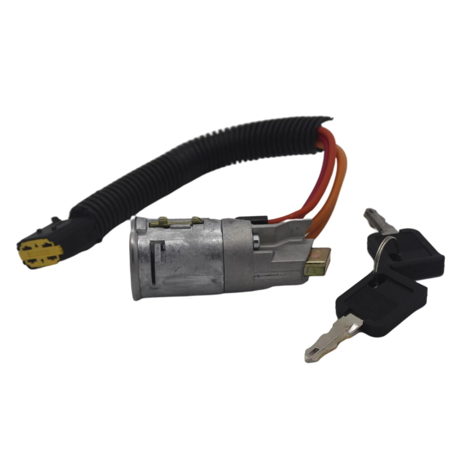 Qaliydfd One Color Ignition Lock Cylinder Compatible With Megane 1998-2005 Ignition Starter Lock Switch With 2 Keys 7701471098 7701469419 7701471220 Al133