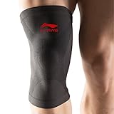 Knee Brace Compression Support Sleeve, Single (Black)