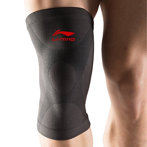 Knee Brace Compression Support Sleeve, Single (Black)