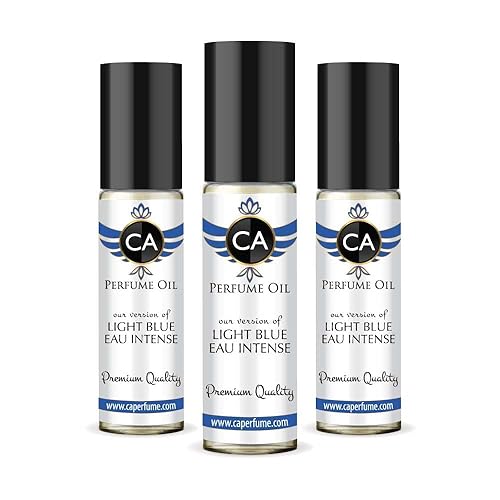 Miniatura 1 de CA Perfume Impression of Dolce & Gab Light Blue Eau Intense For Men Réplica Fragancia Aceite Corporal Dupes Sin Alcohol, Muestra de Aromaterapia