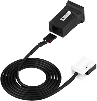 Acouto USB Audio AUX Switch, Car USB AUX Audio Cable Switch Cable Adapter for RCD510 RCD310 for/for/for R MK5 MK6 for 5KD035724