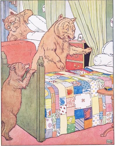 Lienzo de Leonard Leslie Brooke con la famosa impresión artística de ositos para hogar, 60x90cm