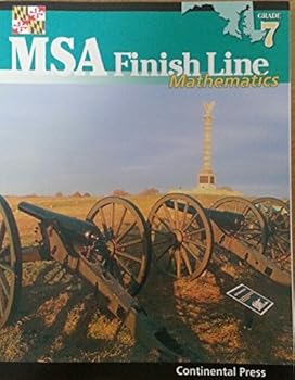 Paperback MSA Finish Line Mathematics GRADE 7 Book