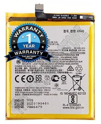 Image of THE BATTERY STORE Original KR40 Battery for Motorola One Vision XT1970-1 / P50 Battery with 1 Year Warranty**** (H61)