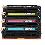 Toner Modell ---- Ersatz für 125A CB540A CB541A CB542A CB543A Tonerkartusche mit den neuesten Chips zu einem angemessenen Preis für den täglichen Gebrauch, z. B. für den Schul-, Arbeits- und Heimdruck.