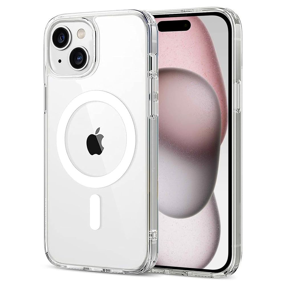 Casotec Clear Case Compatible with Apple iPhone 15 Plus, Magnetic Case with Built-in Magnets Compatible with MagSafe, Crystal Clear Slim PC & TPU Cover for Apple iPhone 15 Plus - Clear (B0CJR3P6HJ) Amazon Price History, Amazon Price Tracker