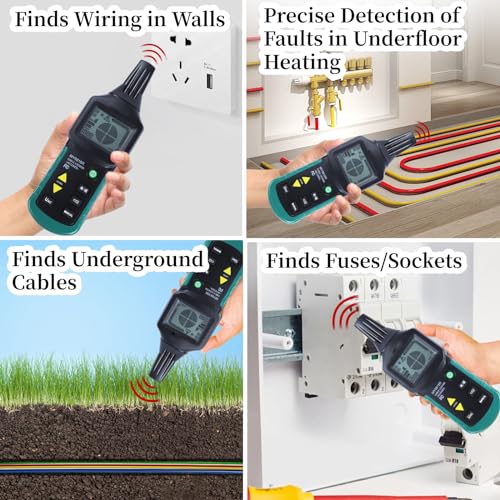 Mastech Ms6818,Ms6818 Localizador de Cabos, MS6818 12V a 400V AC ou DC Localizador de Cabos de Fios