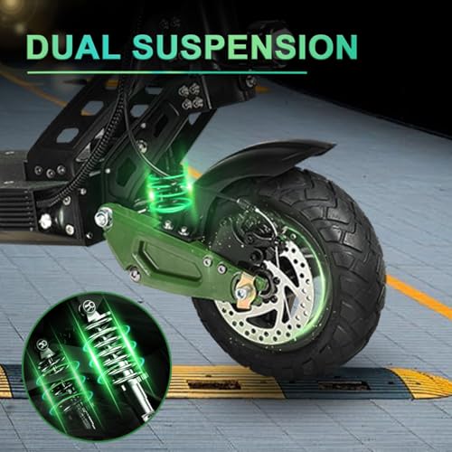 ZU06 Electric Scooter, 1200W Motor Up to 35 MPH, 52V 20Ah