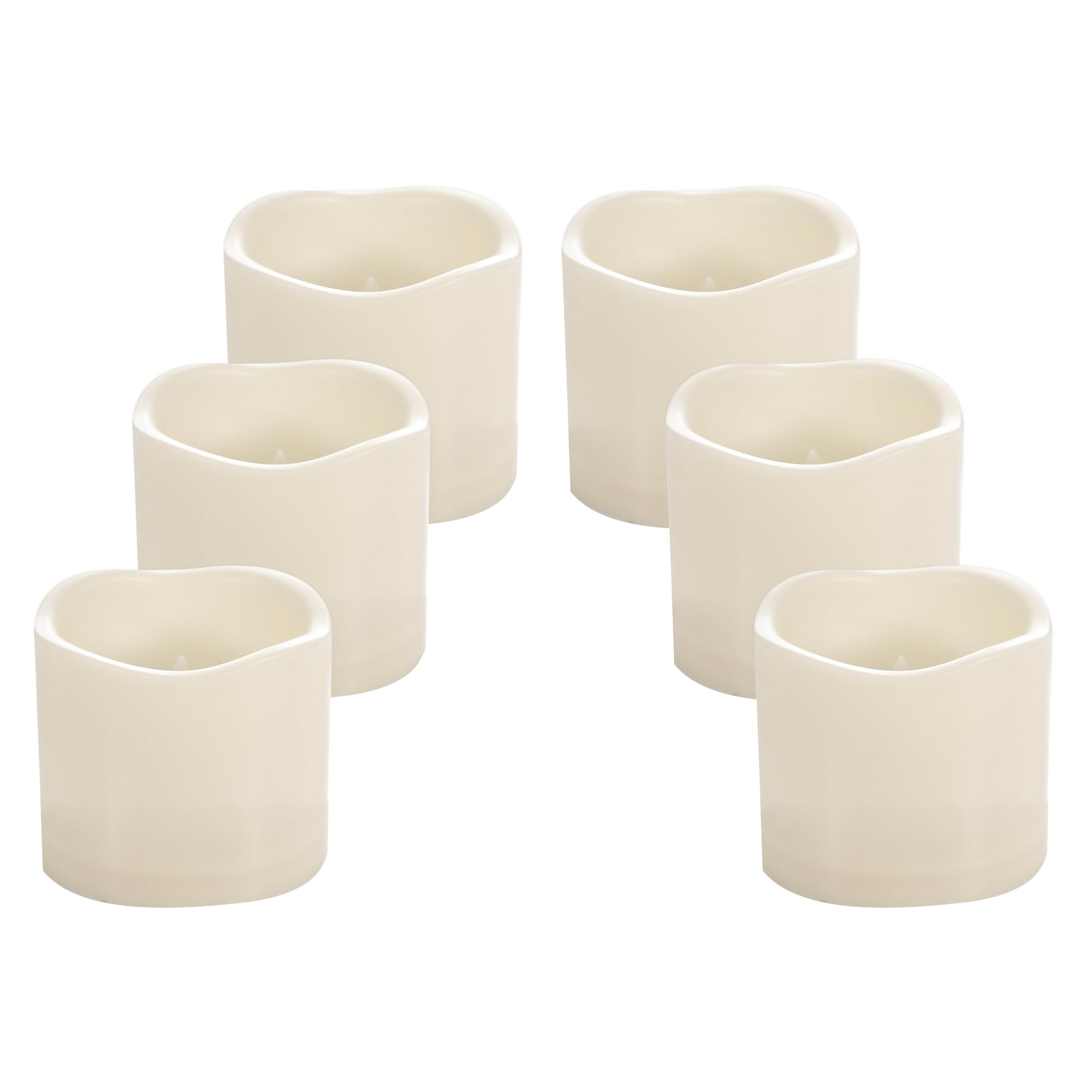 Velas LED sin llama para exteriores con temporizador de 3 pulgadas de
