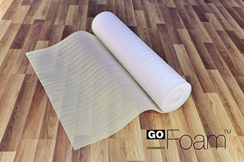 100m2 DEAL - Acoustic White Underlay For Wood and Laminate Floorings - 2mm Thick by GO FOAM