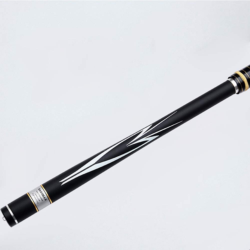 Alto Contenido De Carbono Rock Caña De Pescar 3.5-6.3 Metros Ultra Ligero Anillo Guía Oblicuo Equipo De Pesca Telescópico Portátil