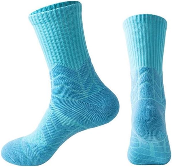 Men's Towel Bottom Sports Socks, Basketball Socks, Thickened High Top Socks